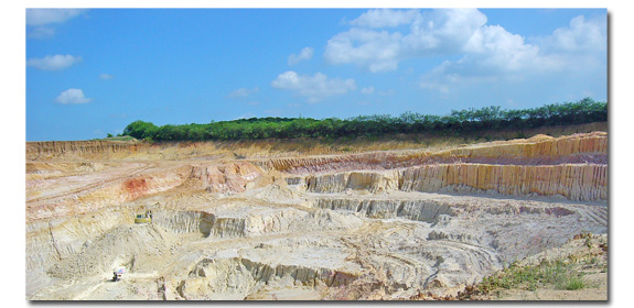 廣西合浦縣-高嶺土探明儲量達(dá)1.8億噸，