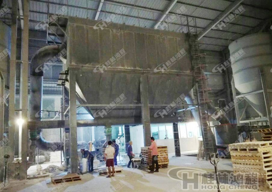 HCH1395超細(xì)滑石粉生產(chǎn)設(shè)備，滑石磨粉機，桂林鴻程環(huán)輥磨
